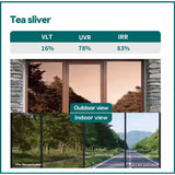 Silver architectural film, colorful architectural film, privacy and heat insulation architectural film