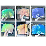 Optical color-changing solar film, high heat insulation solar film with high sun protection